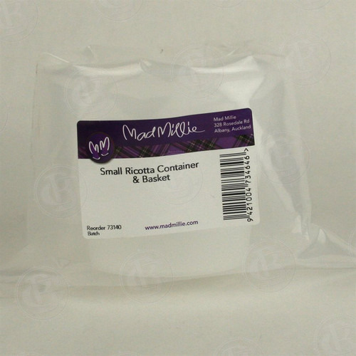 Small Ricotta Container and Basket, Yeast, Brewing Malt