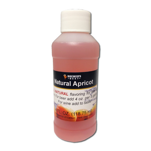 Natural Apricot Flavoring Extract - 4 Oz., Yeast, Brewing Malt