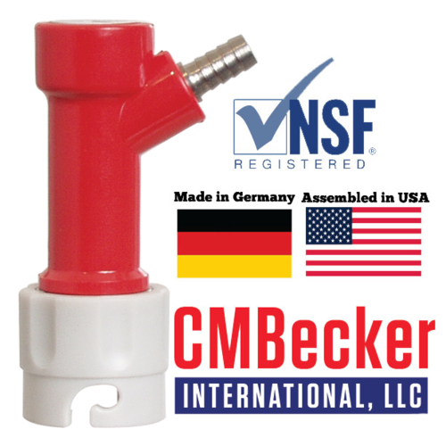 Pin Lock Gas In - Barb, Yeast, Brewing Malt