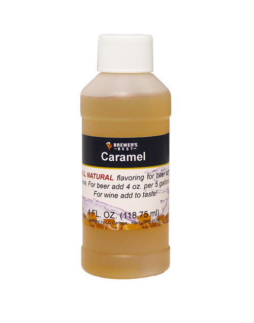 Natural Caramel Flavoring Extract - 4 Oz., Yeast, Brewing Malt