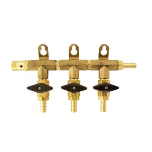 Gas Manifold Modular - 3 Way, Yeast, Brewing Malt