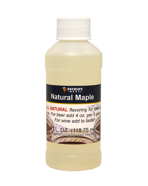 Natural Maple Flavoring Extract - 4 Oz., Yeast, Brewing Malt