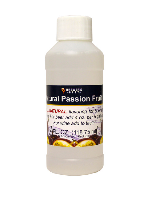 Natural Passion Fruit Flavoring Extract - 4 Oz., Yeast, Brewing Malt