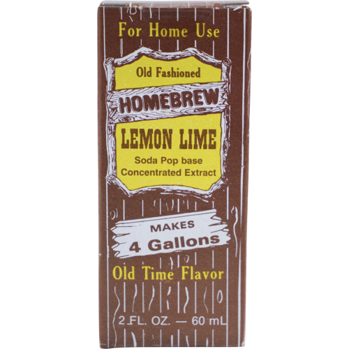 Lemon Lime Soda - Rainbow Soft Drink Extract  - 2 Oz, Yeast, Brewing Malt