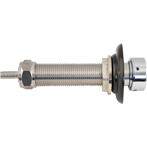 Shank Assembly - 4" Stainless Steel, Yeast, Brewing Malt