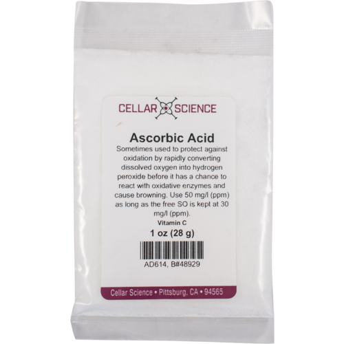Ascorbic Acid - 1 Oz., Yeast, Brewing Malt