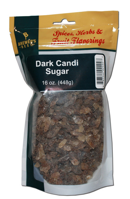 Brewers Best Dark Candi Sugar - 1 Lb, Yeast, Brewing Malt