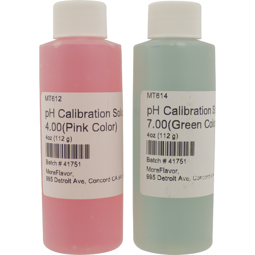 pH calibration solution (4.00 & 7.00) 4 oz. , Yeast, Brewing Malt