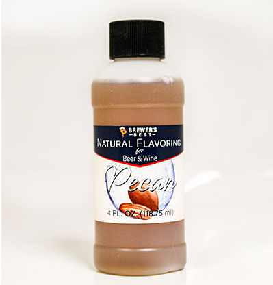 Natural Pecan Flavoring Extract - 4 Oz., Yeast, Brewing Malt