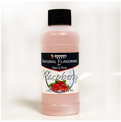 Natural Raspberry Flavoring Extract - 4 Oz., Yeast, Brewing Malt