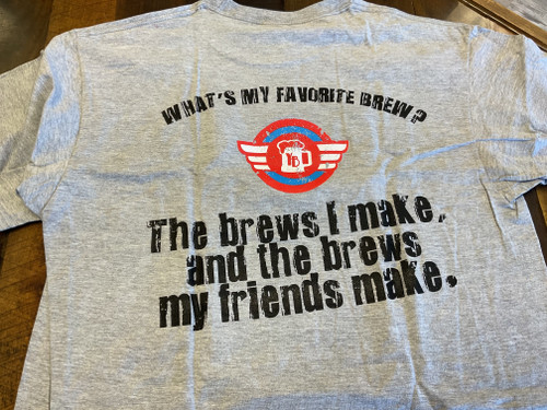 My Favorite Brew T Shirt back
