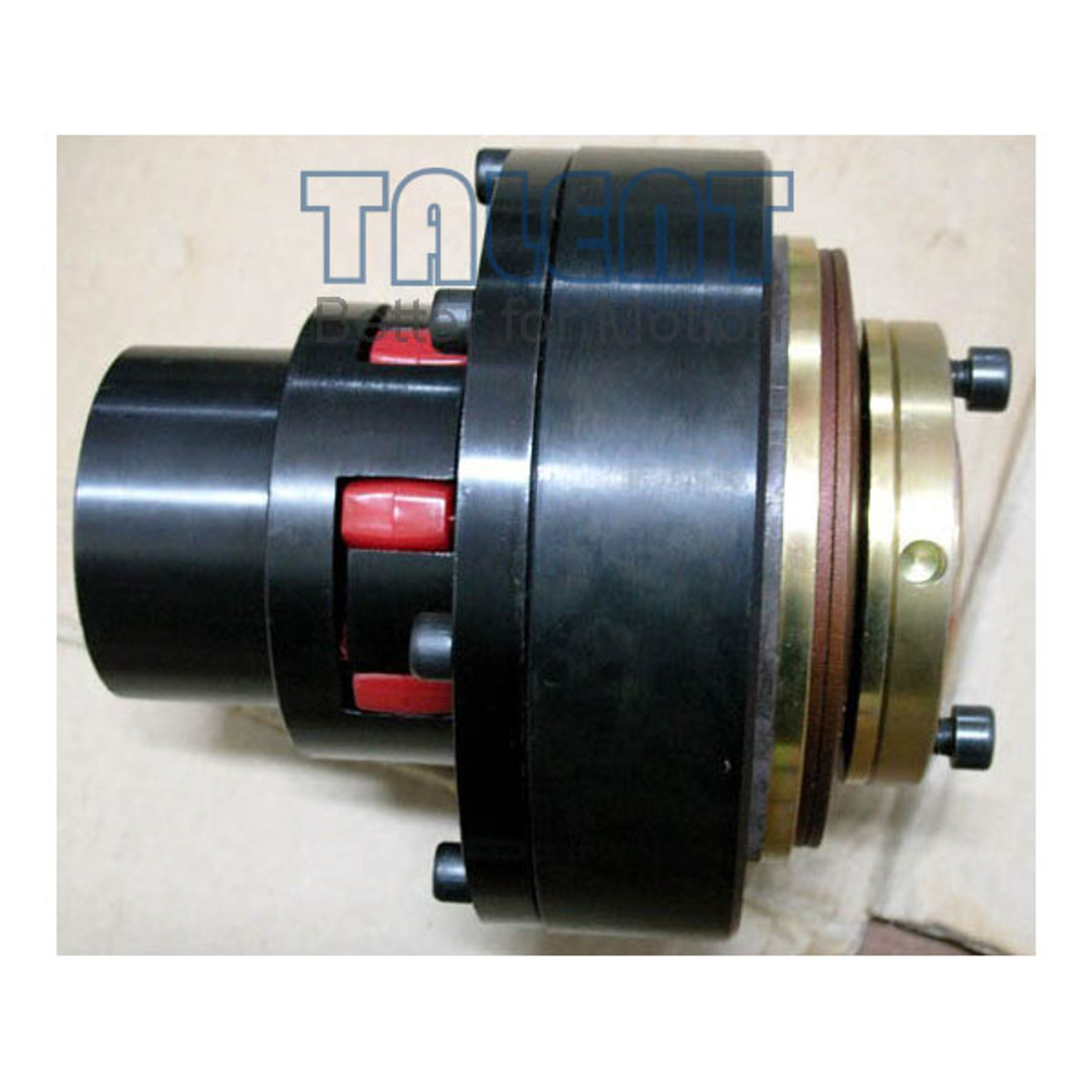 Friction torque limiter chain coupling, overload clutch safety coupling