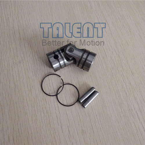 Single universal joint,can be used as a linkage, or transmission, between two intentionally misaligned shafts, rather than just as a coupling. Lawn and garden equipment, conveyors and material handling equipment, food processing equipment, packaging system, printing equipment, agriculture machines and so on. Single universal joint,can be used as a linkage, or transmission, between two intentionally misaligned shafts, rather than just as a coupling. Lawn and garden equipment, conveyors and material handling equipment, food processing equipment, packaging system, printing equipment, agriculture machines and so on.
