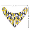 Joyfay® 8-Pack Baby Bandana Drool Bibs - "Yellow and White" Set