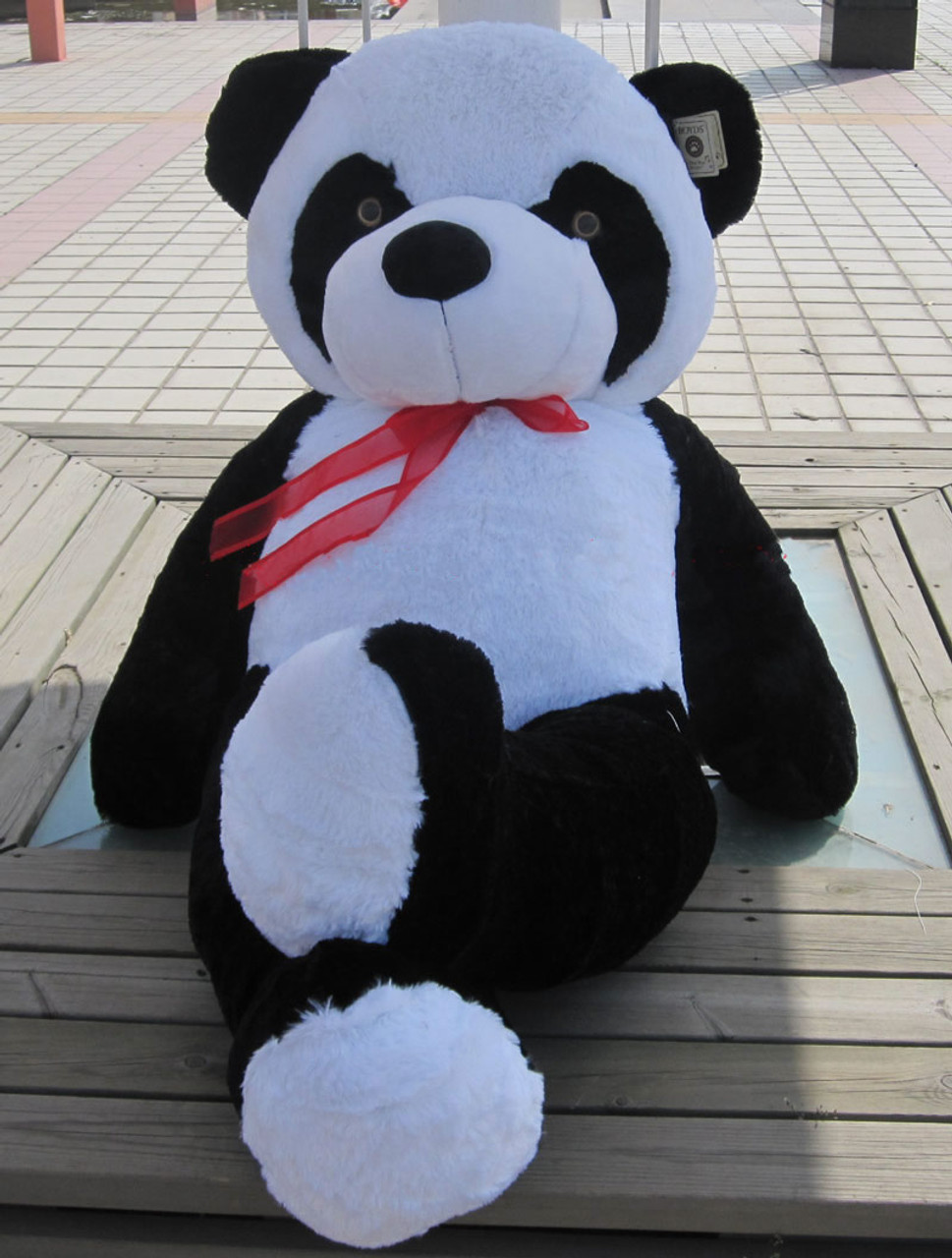 black and white panda teddy