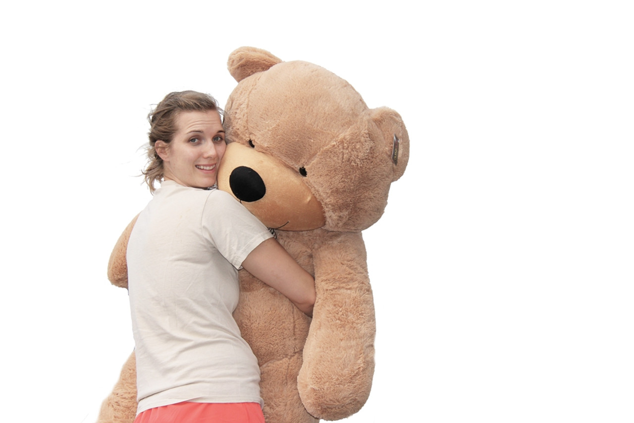 Joyfay 47 Giant Teddy Bear Light Brown 120 cm Stuffed Teddy Bear Soft Toy  Valentine's Big Gift