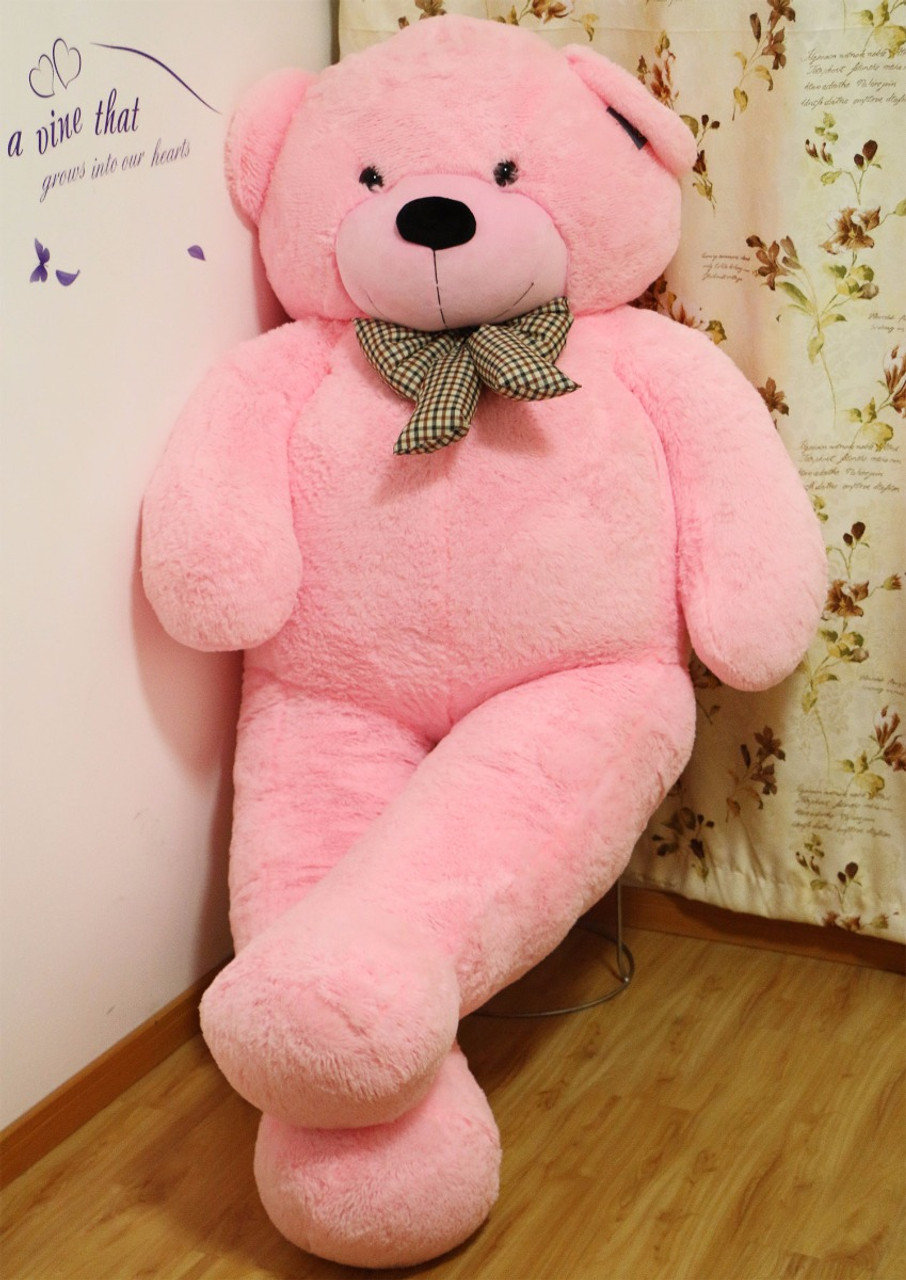 6ft pink teddy bear