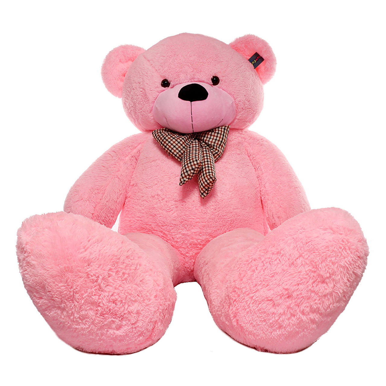 large pink teddy bear