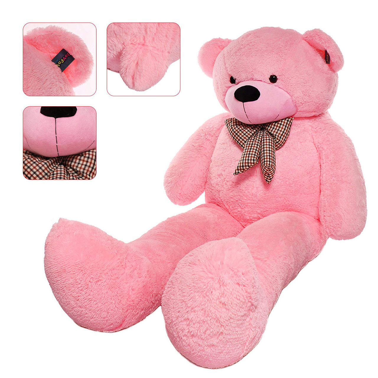 giant pink stuffed animal