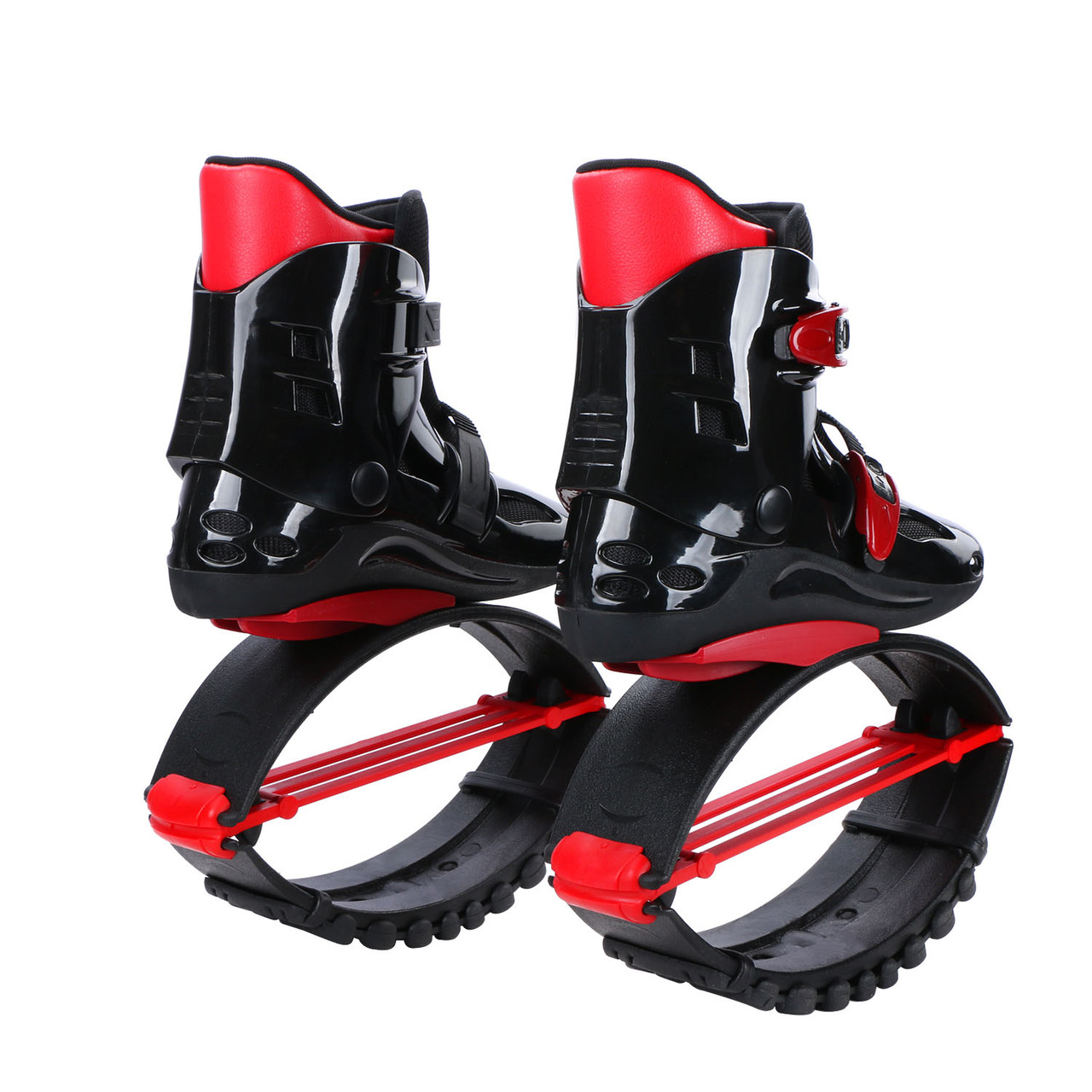 JOYFAY Black and Red Jumping Shoes- Unisex Fitness Jump Shoes