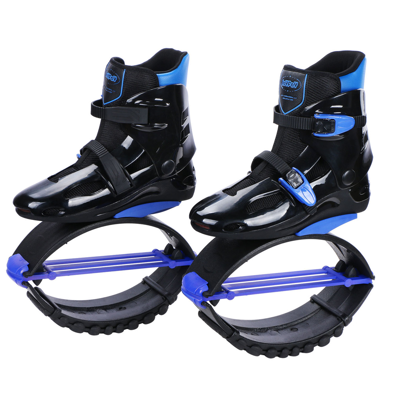 JOYFAY Black and Blue Jumping Shoes- Unisex Fitness Jump Shoes