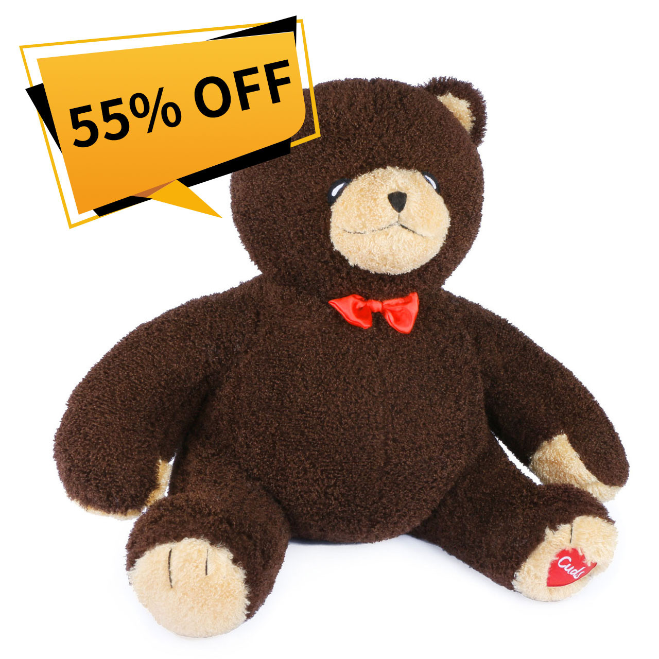 A Tiny Teddy named Cuds, 3 Feet Teddy Bear Plush Toys, Big Chocolate Brown