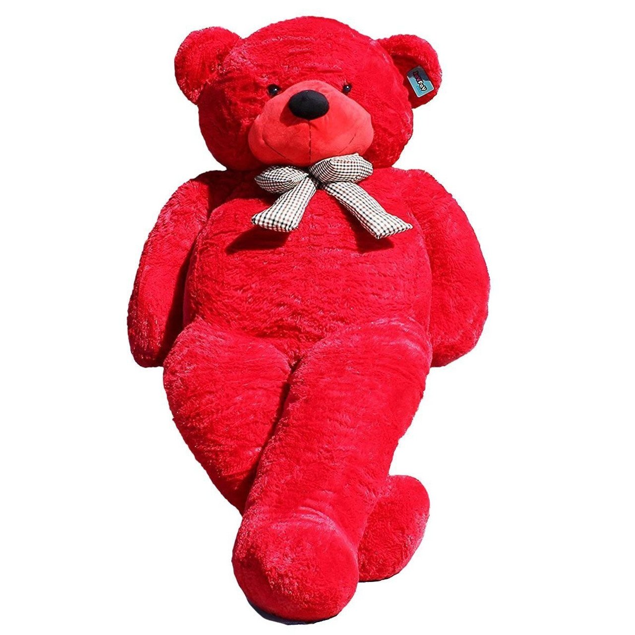 big teddy bear red