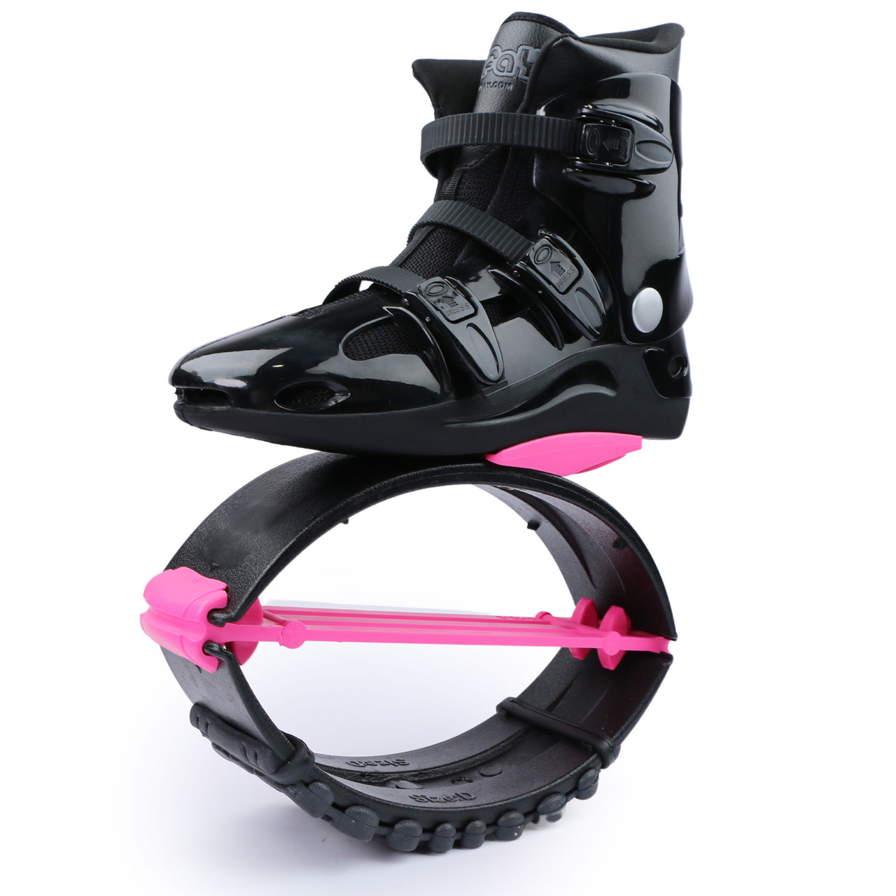 JOYFAY Black/Pink Jumping Shoes- Unisex Fitness Jump Shoes Bounce
