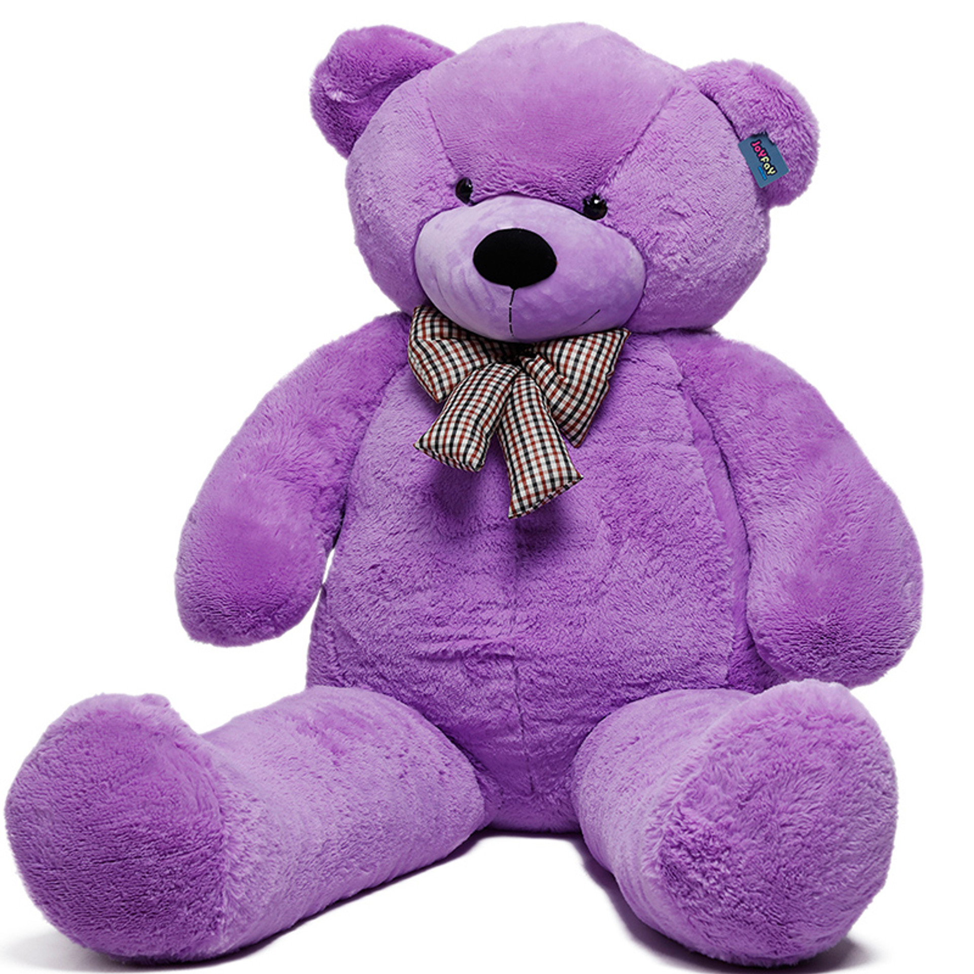 78“ Giant Purple Teddy Bear, 6.5 ft Full Stuffed Toy