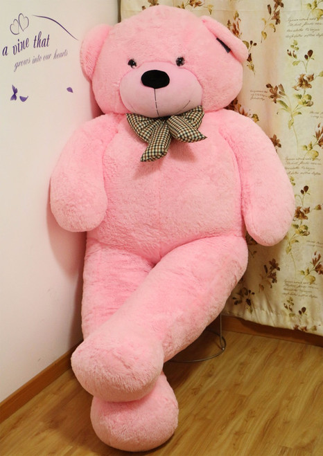giant teddy bear pink