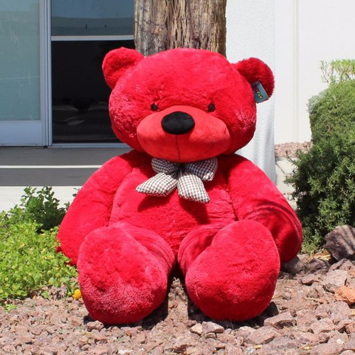 Red Big Teddy Off 75