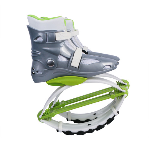 JOYFAY White and Green Jumping Shoes- Unisex Fitness Jump Shoes Bounce ...