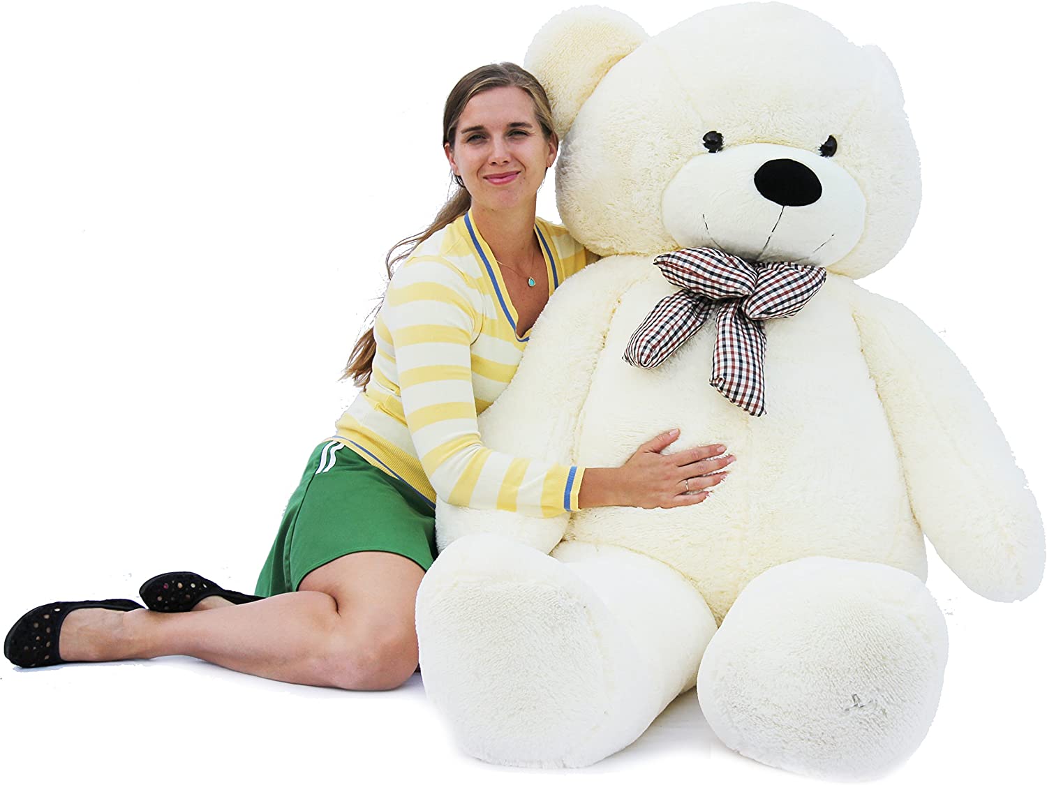 Giant white hot sale teddy bear