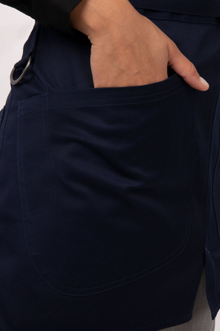 Dark Navy Largo Half Bistro Apron