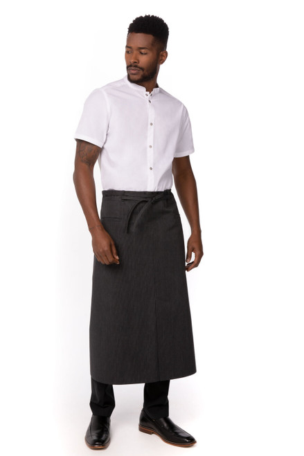 Pinstripe Volante Bistro Apron