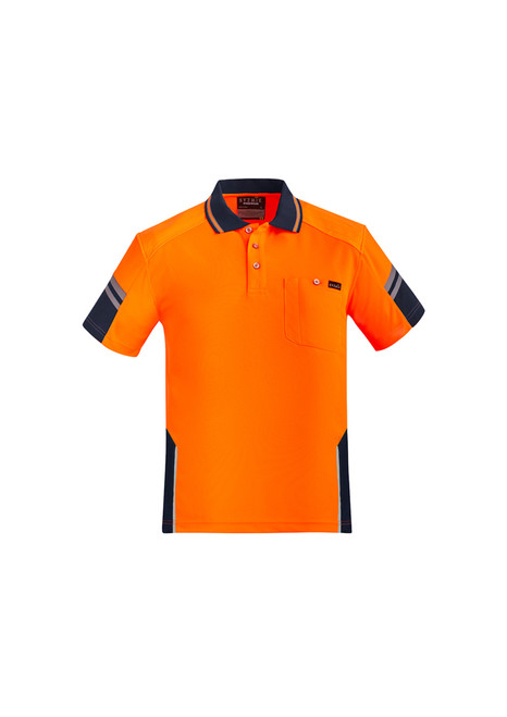 'Orange/Navy'