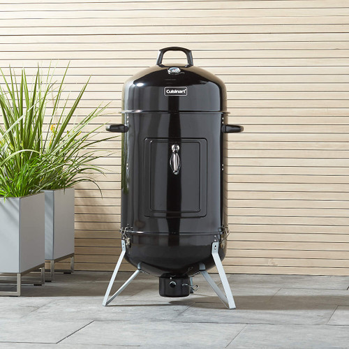 Cuisinart 18" Black Vertical Outdoor Charcoal Smoker