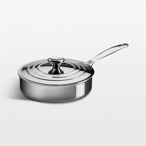 Le Creuset Signature 3-Qt. Stainless Steel Saute Pan with Lid