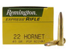 Remington .22 Hornet 45 gr Pointed Soft Point 50 rds.