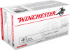Winchester USA .40 S&W 165 gr FMJ 100 rds.
