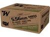 Winchester USA Ammunition 5.56x45mm NATO 62 Grain M855 SS109 Penetrator Full Metal Jacket 500 count