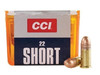 CCI .22 Short 29 gr Copper Plated Lead Round Nose Box 100 rds.