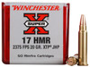 Winchester Super-X .17 HMR 20 gr JHP #X17HMR1 50 Rounds