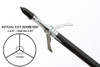 Grim Reaper Crossbow RT 100Gr 3Pk Mechanical Broadhead