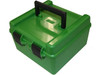 MTM Deluxe Flip-Top Ammo Box with Handle 22-250 Remington to 375 H&H Magnum 100-Round Plastic