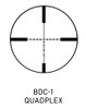 Sig Sauer Whiskey 3 4-12x 40mm BDC Quadplex Riflescope