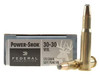 Federal Power-Shok .30-30 Winchester 170 gr Round Nose Soft Point 20 rds.