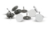 HME Reflective Tacks 50 Pack White