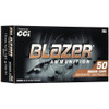 CCI Blazer Brass 10mm AUTO Ammo 180 Grain Full Metal Jacket Box 0f 50