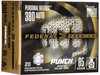 Federal Premium Personal Defense Punch Ammunition 380 ACP 85 Grain Jacketed Hollow Point Box of 20